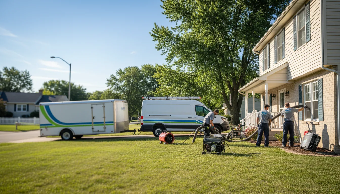 Flooded Basement Restoration And Cleanup With Repair in Waterport, NY near me